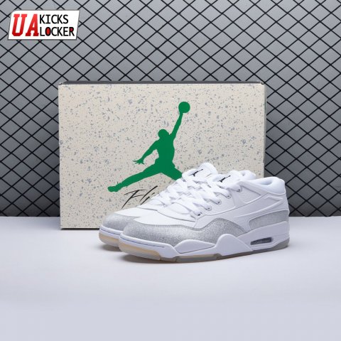 Air Jordan 4 RM White Metallic Silver HQ3441-111 Unisex