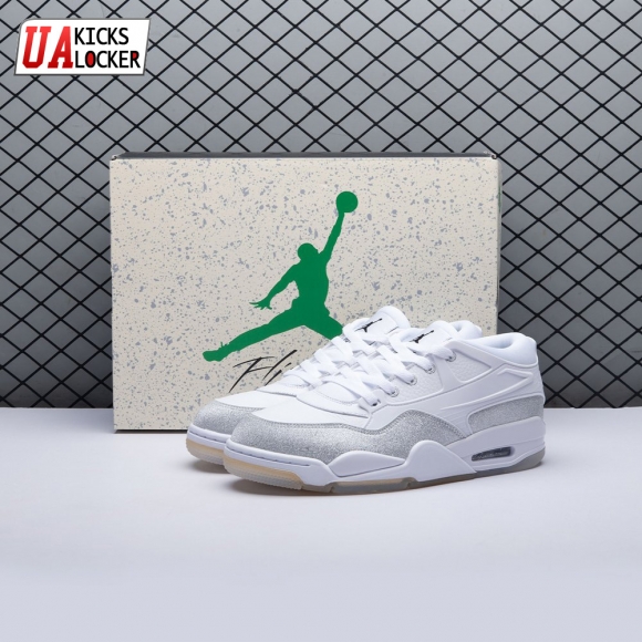 Air Jordan 4 RM White Metallic Silver HQ3441-111 Unisex