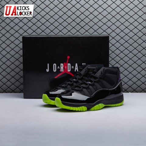 Air Jordan 11 GS Black Barely Volt Men's