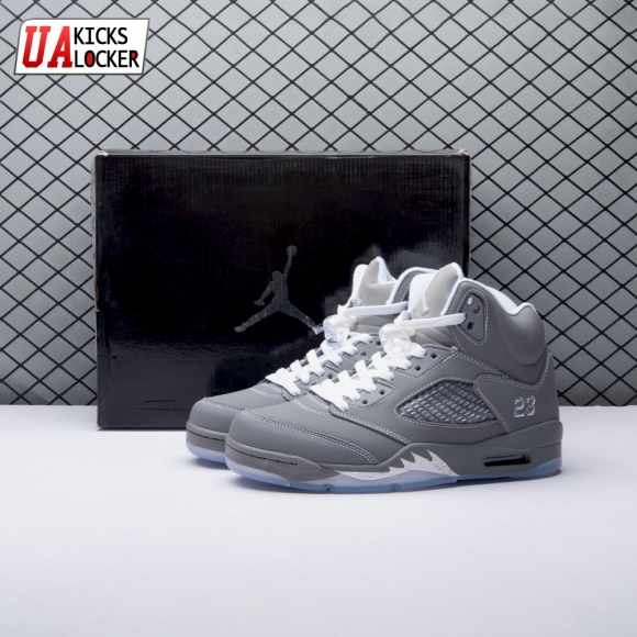 Jordan 5 Retro Wolf Grey 136027-005 Men's