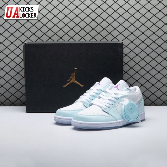 Jordan 1 Low SE Glacier Blue (GS) HJ3481-491 Unisex