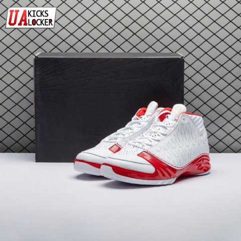 Jordan 23 White Varsity Red 318376-161 Men's