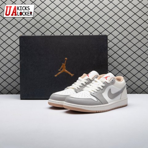 Jordan 1 Low Sail College Grey Rattan 553558-169 Unisex