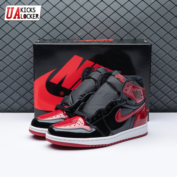Air Jordan 1 Retro High OG Patent 'Bred' Unisex