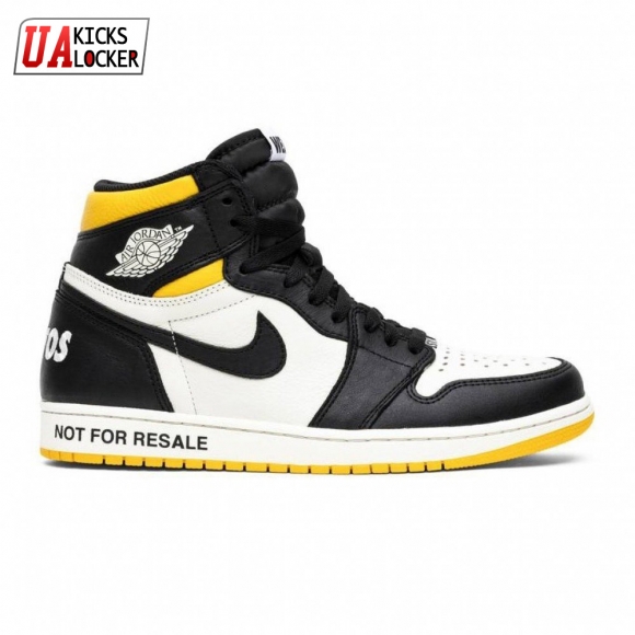 Jordan 1 Retro High "Not for Resale" Varsity Maize Men's