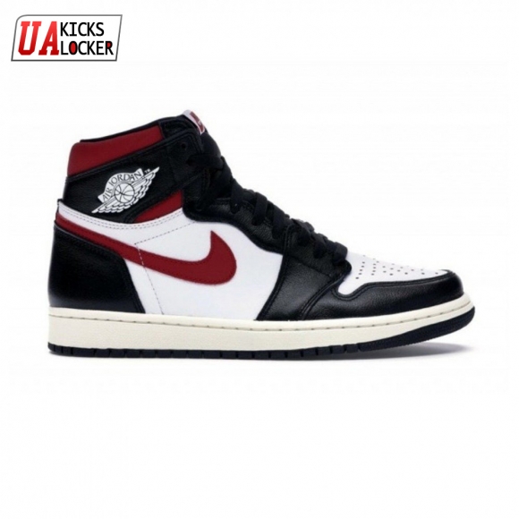 Jordan 1 Retro High Black Gym Red Men's