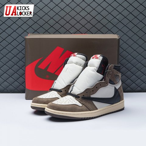 Travis Scott x Air Jordan 1 Retro High OG 'Mocha' Unisex