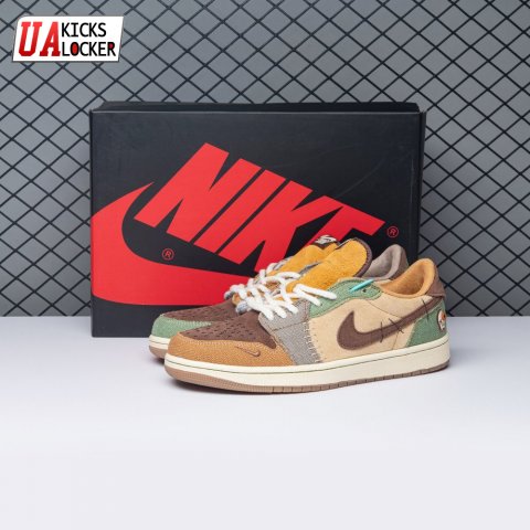 Jordan 1 Retro Low OG Zion Williamson Voodoo DZ7292-200 Unisex