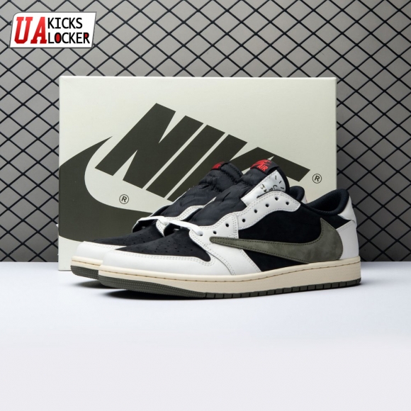 Travis Scott x Air Jordan 1 Low OG Olive DZ4137-106 Unisex