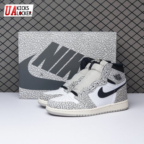 Jordan 1 Retro High OG White Cement DZ5485-052 Men's