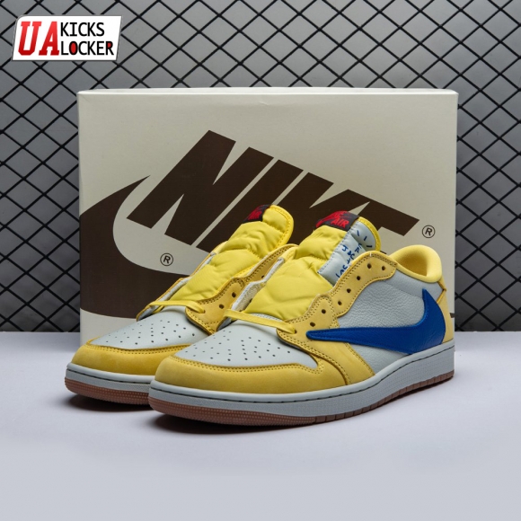Jordan 1 Retro Low OG SP Travis Scott Canary DZ4137-700 Unisex