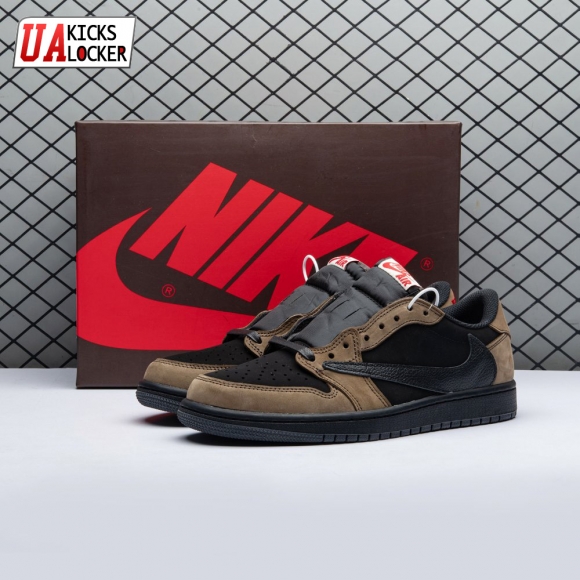 Travis Scott x Air Jordan 1 Low OG Velvet Brown DM7866 202 Unisex