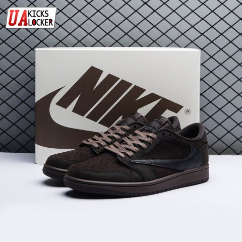 Travis Scott x Air Jordan 1 Low OG Velvet Brown DM7866-202 Unisex