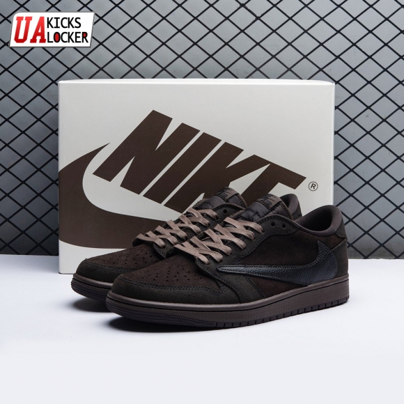 Travis Scott x Air Jordan 1 Low OG Velvet Brown DM7866-202 Unisex