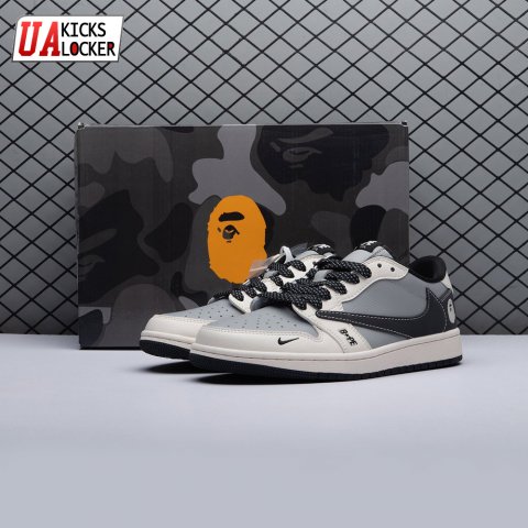 Travis Scott x Air Jordan 1 Reverse Mocha BB6511 626 Unisex