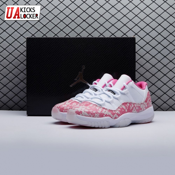 Jordan 11 Retro Low Pink Snakeskin (2019) AH7860-106 Unisex