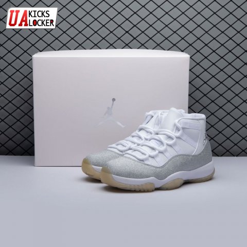 Jordan 11 Retro White Metallic Silver AR0715-100 Unisex