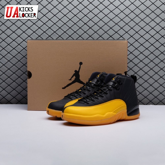 Jordan 12 Retro Black University Gold 130690-070 Men's