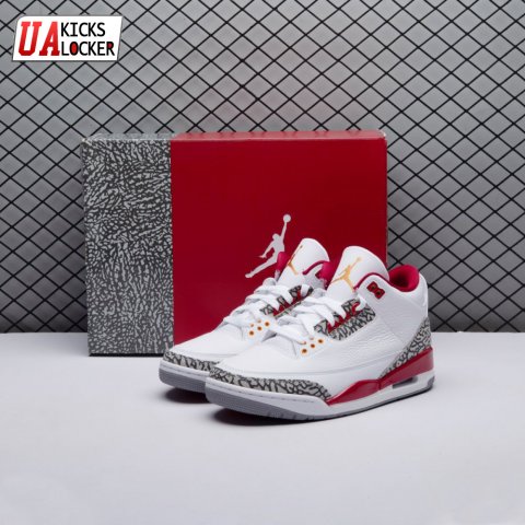 Jordan 3 Retro Cardinal Red CT8532-126 Unisex