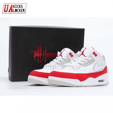 Air Jordan 3 Retro Tinker White University Red Men's