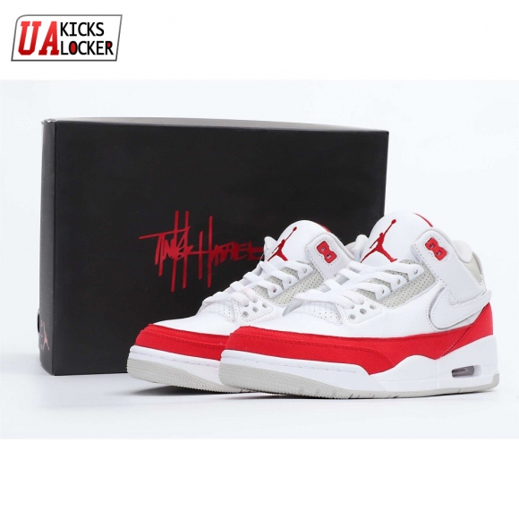 Air Jordan 3 Retro Tinker White University Red Men's