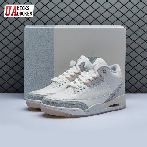Air Jordan 3 Retro Craft Ivory FJ9479 100 Unisex