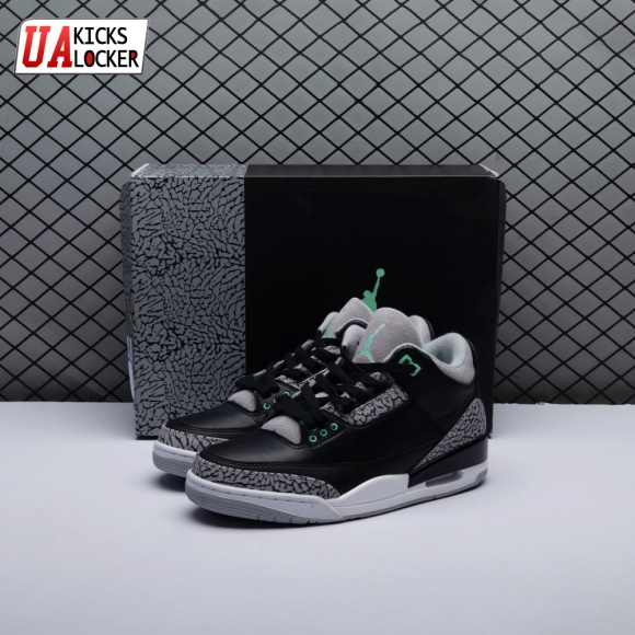 Jordan 3 Retro Green Glow CT8532-031 Unisex