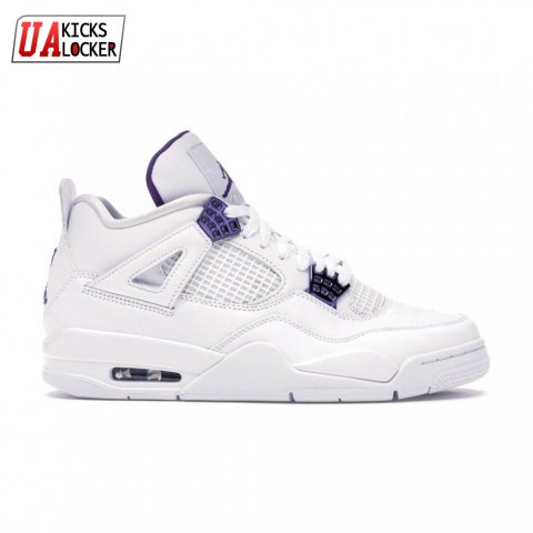 Air Jordan 4 Retro 'Purple Metallic' Unisex