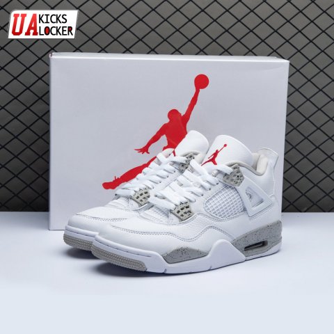 Air Jordan 4 Retro 'White Oreo' Unisex