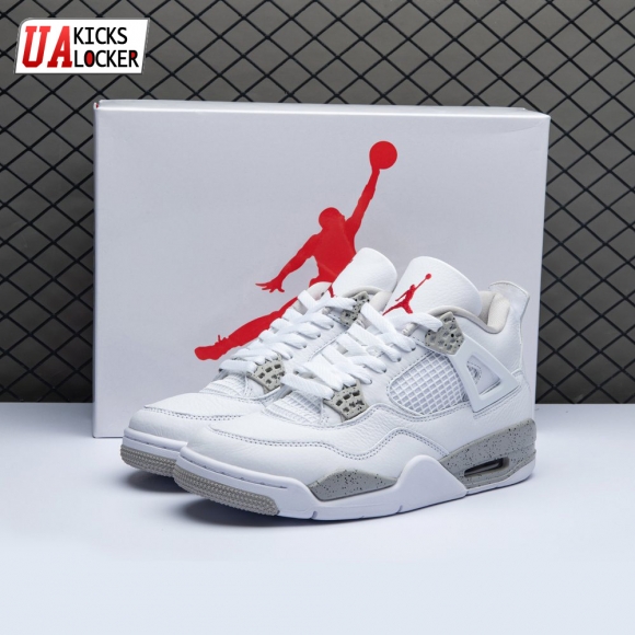 Air Jordan 4 Retro 'White Oreo' Unisex