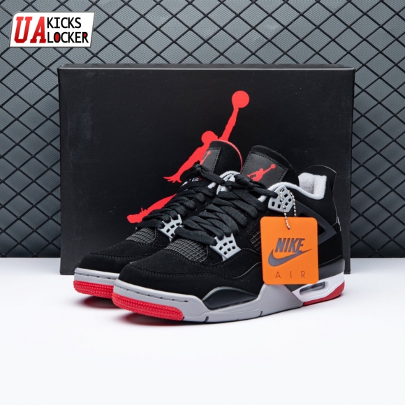 Air Jordan 4 Retro OG Bred 2019 Unisex