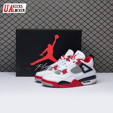 Jordan 4 Retro Fire Red (2020) DC7770-160 Unisex
