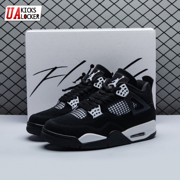 Air Jordan 4 Retro White Thunder FQ8138 001 Unisex