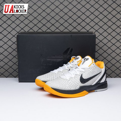 Kobe 6 Protro Playoff Pack White Del Sol CW2190-100 Men's