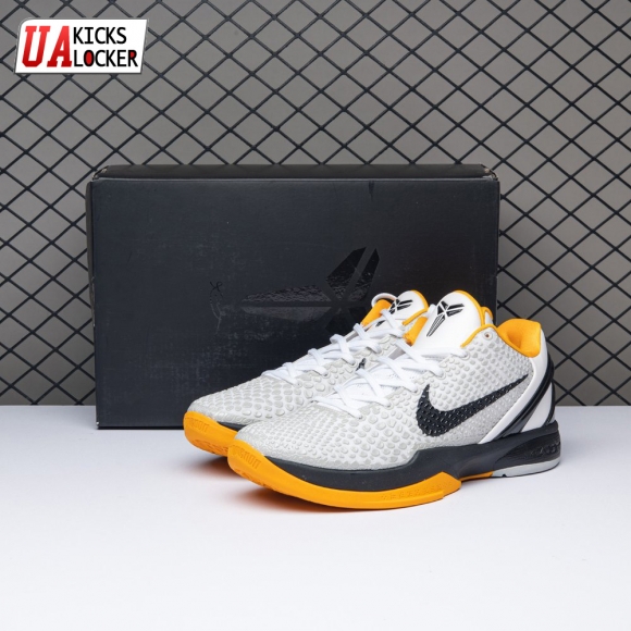 Kobe 6 Protro Playoff Pack White Del Sol CW2190-100 Men's