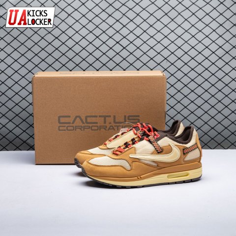 Nike Air Max 1 Travis Scott Cactus Jack Wheat Lemon Drop DO9392-701 Unisex