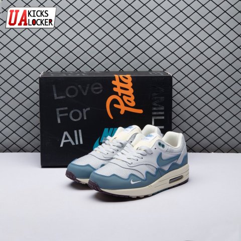 Nike Air Max 1 Patta Waves Noise Aqua DH1348-004 Unisex