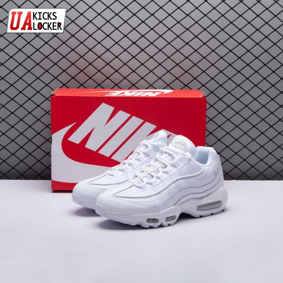 Nike Air Max 95 Essential White Grey Fog CT1268-100 Men's