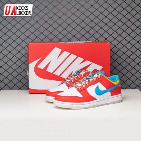 Nike Dunk Low QS LeBron James Fruity Pebbles DH8009-600 Unisex