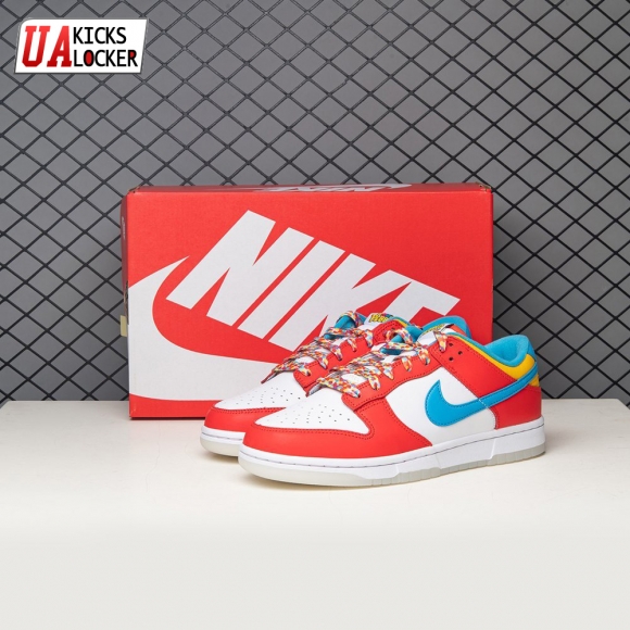 Nike Dunk Low QS LeBron James Fruity Pebbles DH8009-600 Unisex