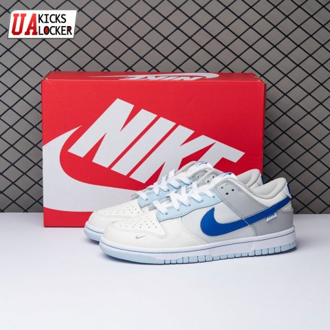 Nike Dunk Low Ivory Hyper Royal FB1543-141 Unisex