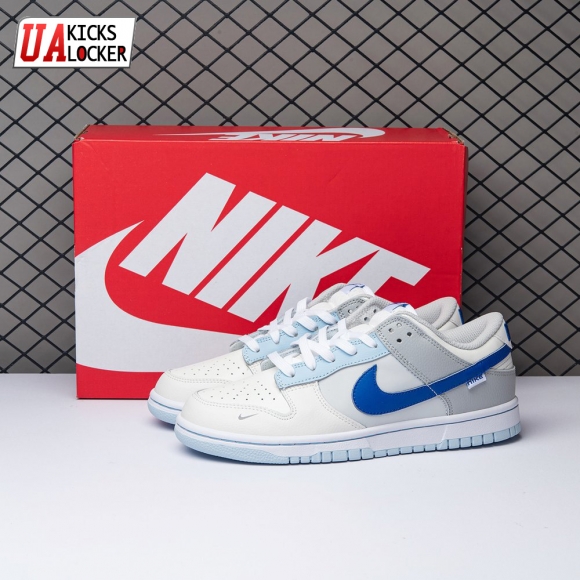 Nike Dunk Low Ivory Hyper Royal FB1543-141 Unisex