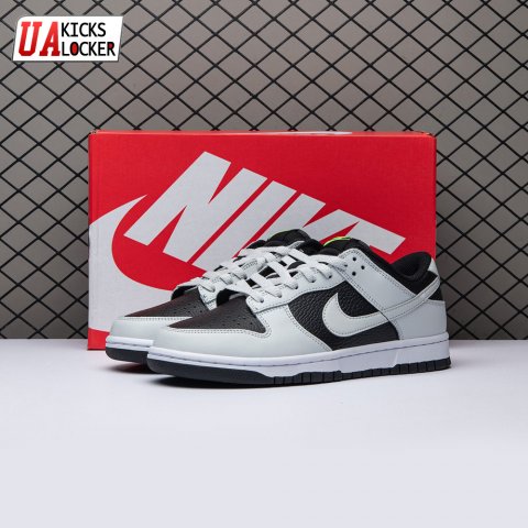 Nike Dunk Low Grey Panda Volt FD9756-001 Unisex