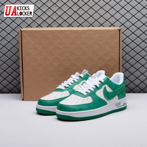 Nike Air Force 1 Low By Virgil Abloh White Green Men's