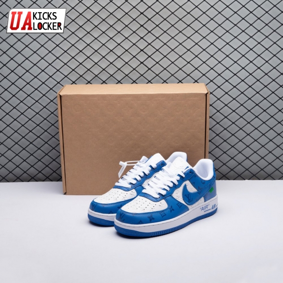 Nike Air Force 1 Low By Virgil Abloh White Royal Unisex