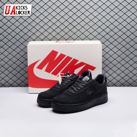 Nike Air Force 1 Low Stussy Black CZ9084-001 Unisex