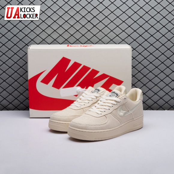 Nike Air Force 1 Low Stussy Fossil CZ9084-200 Unisex