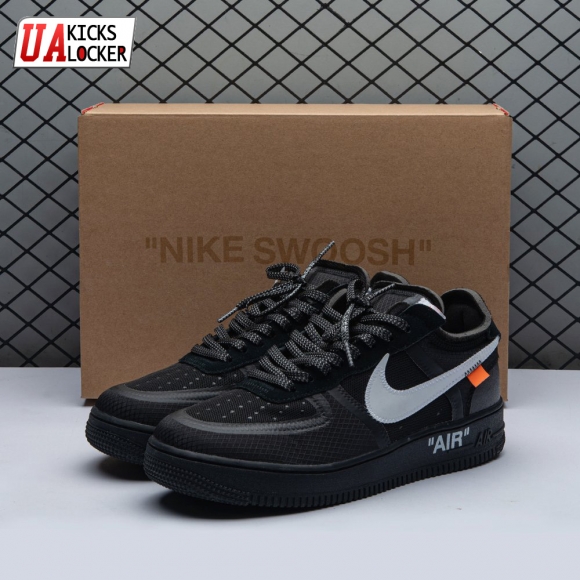 Nike Air Force 1 Low Off-White Black White AO4606 001 Unisex