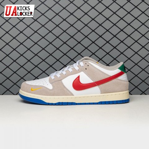 Nike SB Dunk Low Retro PRM Dark Blue Red Gold DX6037-781 Unisex