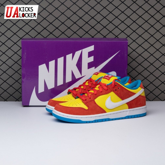 Nike SB Dunk Low Pro Bart Simpson BQ6817-602 Unisex